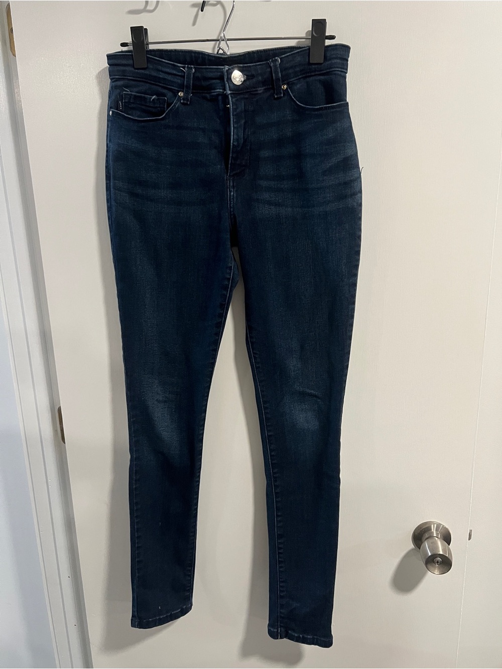 TALL Lee Women’s Dark Blue High-Rise Skinny Jeans